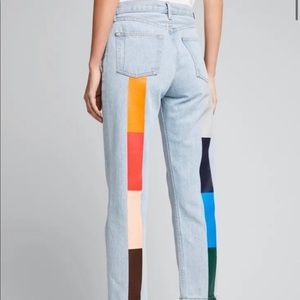 Still Here Harvest Rainbow Tate Crop Jeans
